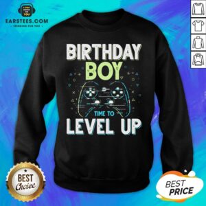 Alternative view of Pretty Birthday Boy Time To Level Up Video Game Birthday Boys Shirt