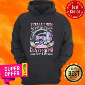 Alternative view of Top Trucker Mom And Smart Ass Daughter Best Friend For Life Shirt