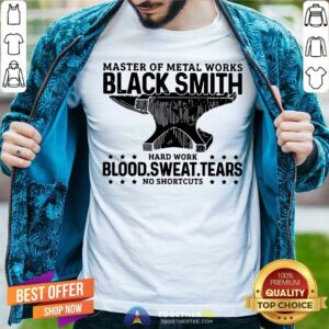Cool Blacksmith Metal Worker Blood Sweat Tears Shirt