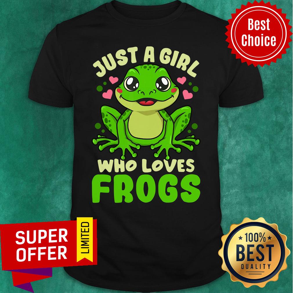 Official Frog Just A Girl Who Loves Shirt