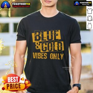 Premium Blue And Gold Game Day Group For High School Football T-Shirt