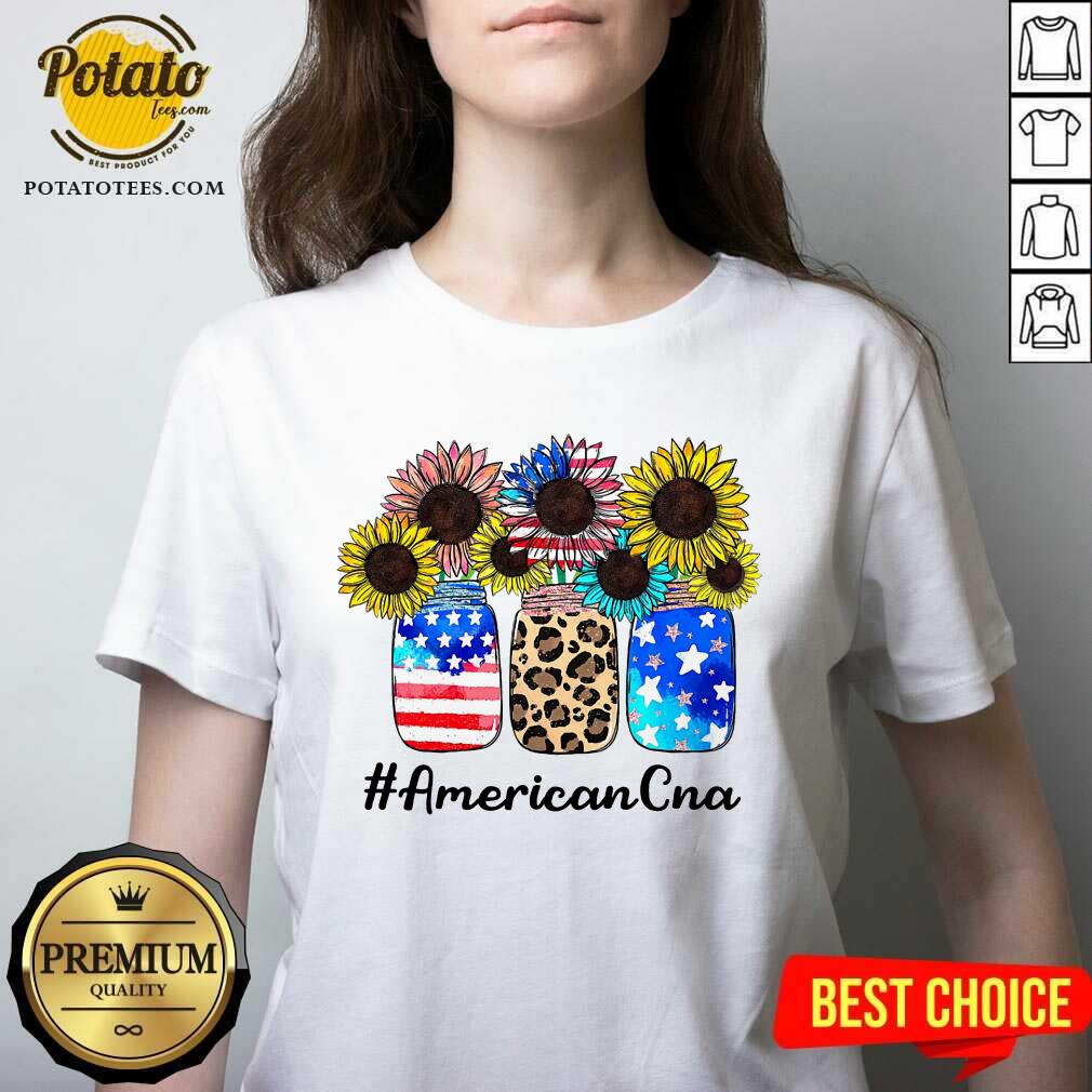 Flower American CNA 4th Of July Shirt - Image 2