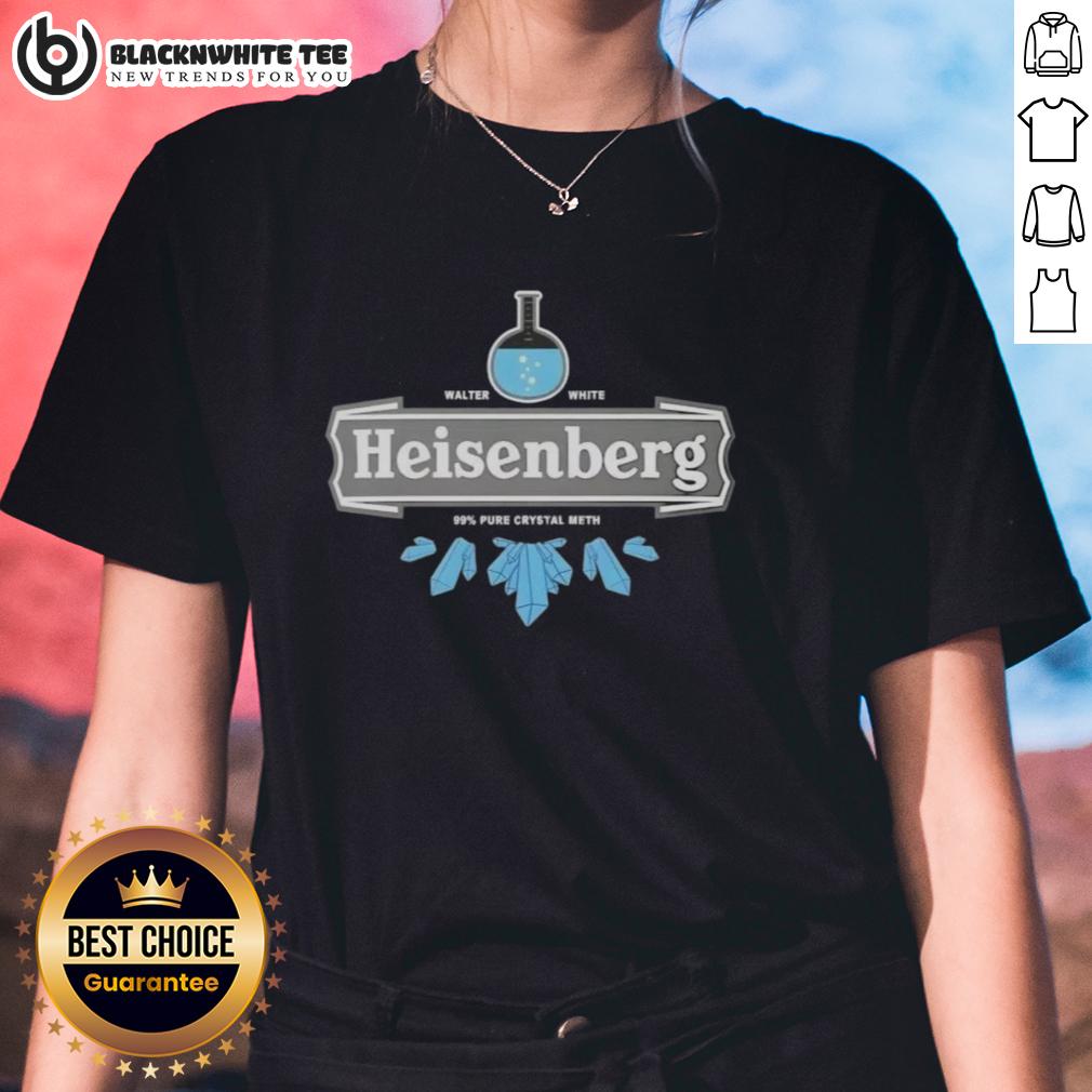 Awesome Walter White Heisenberg Chemistry 99% Pure Crystal Meth T-Shirt - Image 3