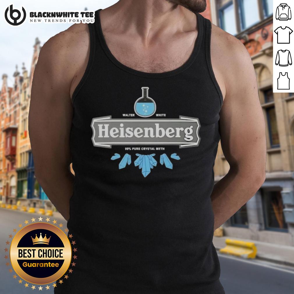 Awesome Walter White Heisenberg Chemistry 99% Pure Crystal Meth T-Shirt - Image 4