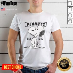 Cute Peanuts Snoopy Smile Est 1950 T-Shirt