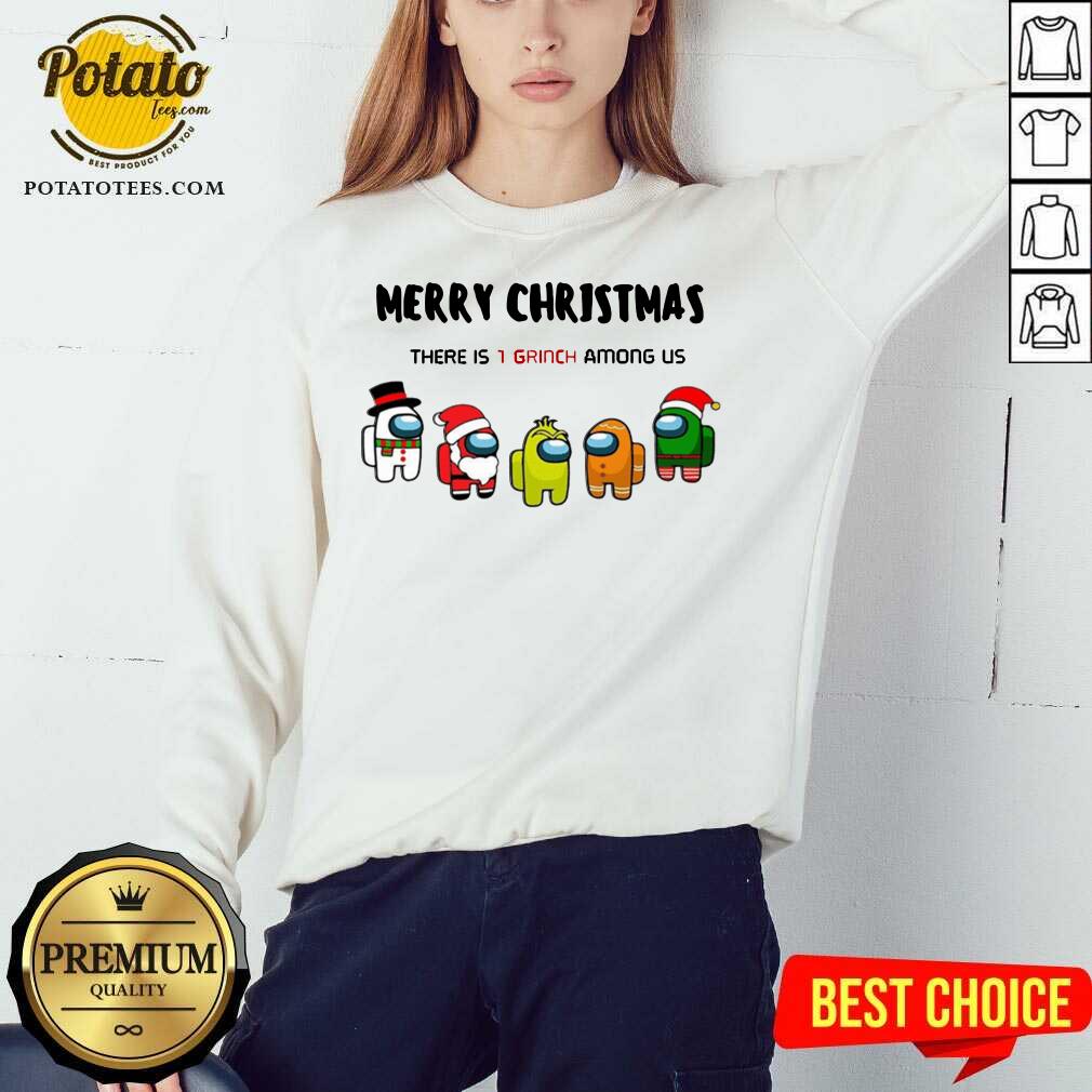 Funny Among Us Character Merry Christmas 2020 Christmas T-Shirt - Image 4