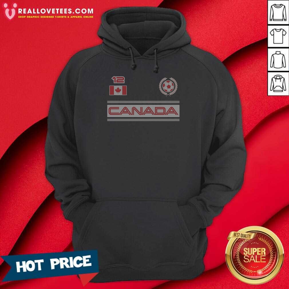 Nice Canada 12 Soccer Wreath Shirt - Image 2