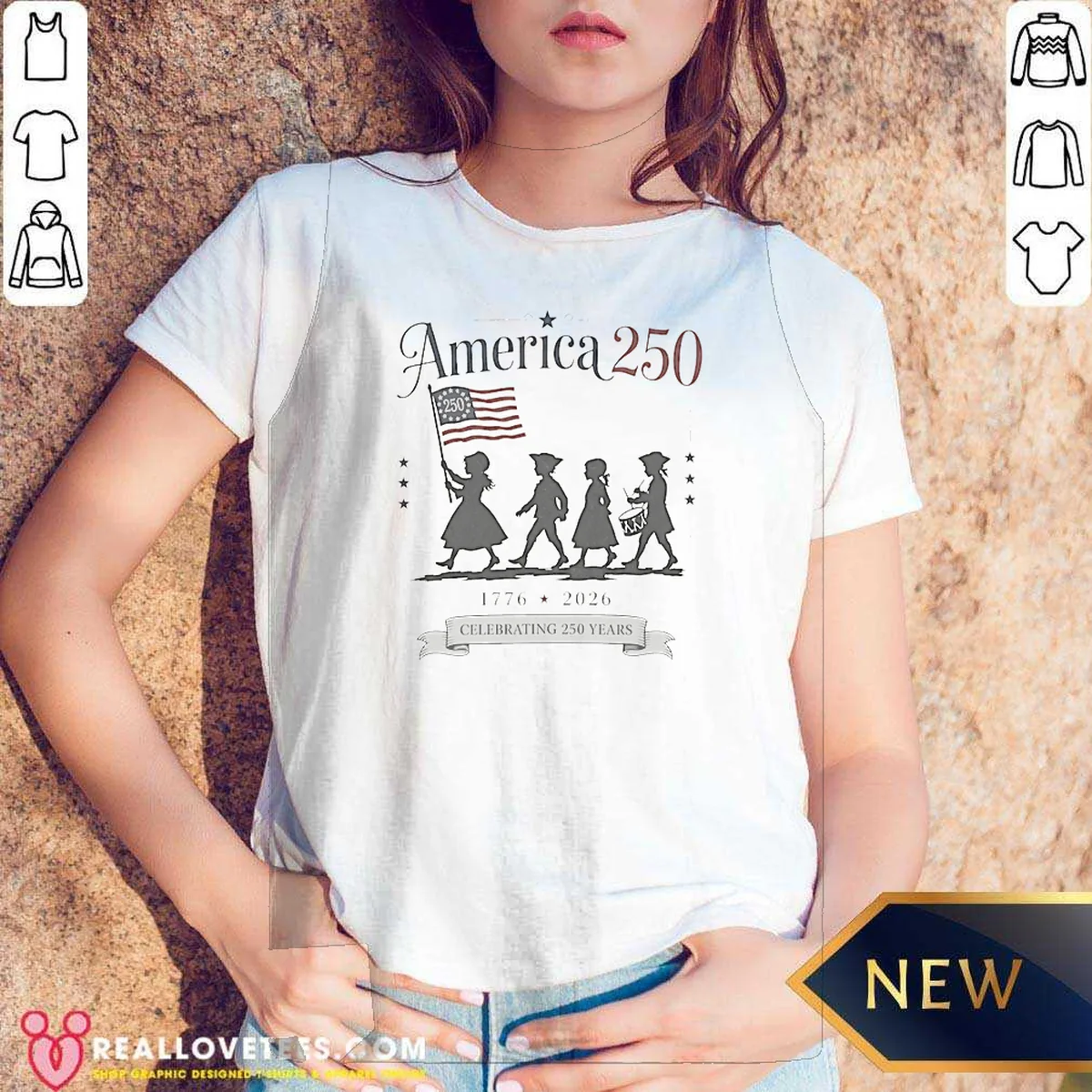 Original America 250th Anniversary Fourth Of July Independence Day 1776 2026 Shirt - Image 2