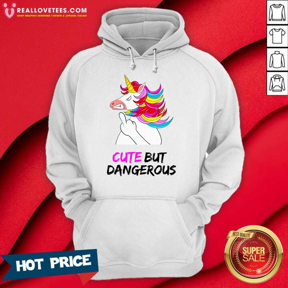 Unicorn Cute But Dangerous Shirt - Image 2