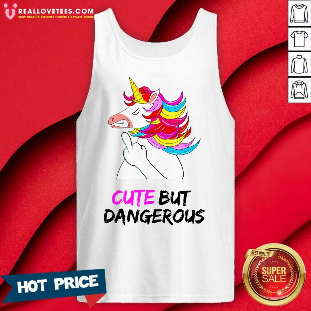 Unicorn Cute But Dangerous Shirt - Image 4