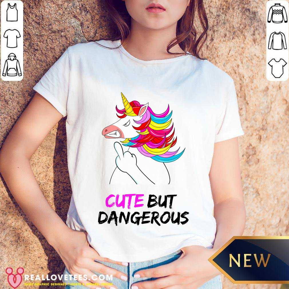 Unicorn Cute But Dangerous Shirt - Image 3
