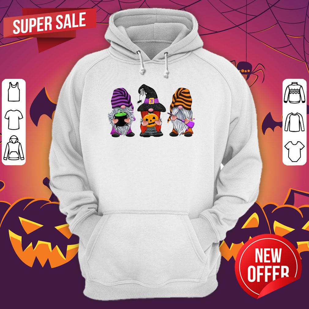 Nice Halloween Gnomes Autumn Pumpkin Fall Shirt - Image 3