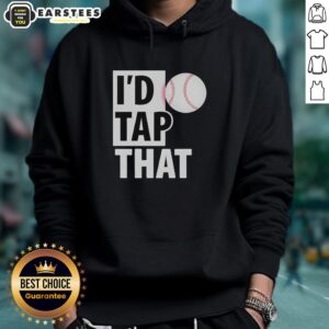 Alternative view of Original I'd Tap That Baseball Graphic T-Shirt
