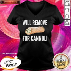 Alternative view of Funny Will Remove For Cannoli Shirt