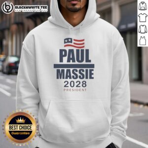 Alternative view of Good Paul Massie 2028 President Flag T-Shirt