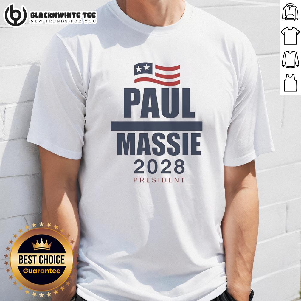 Good Paul Massie 2028 President Flag T-Shirt