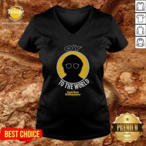 Alternative view of Curb Your Enthusiasm Oy To The World Holiday T-shirt