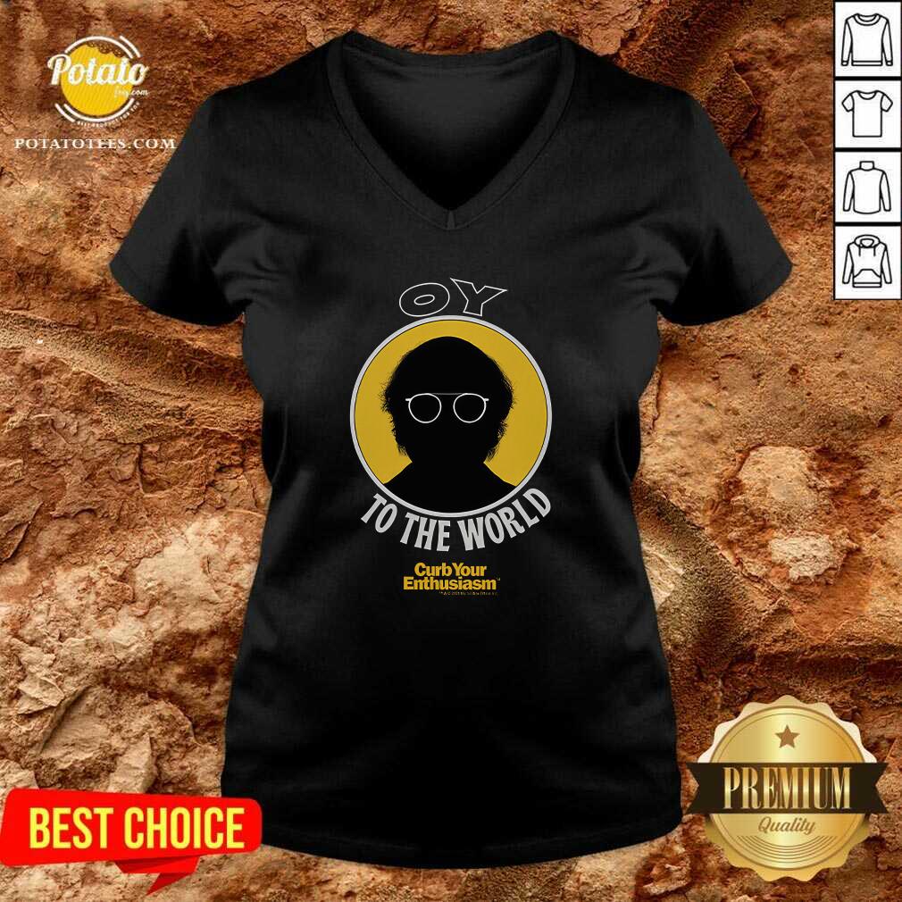 Curb Your Enthusiasm Oy To The World Holiday T-shirt - Image 2