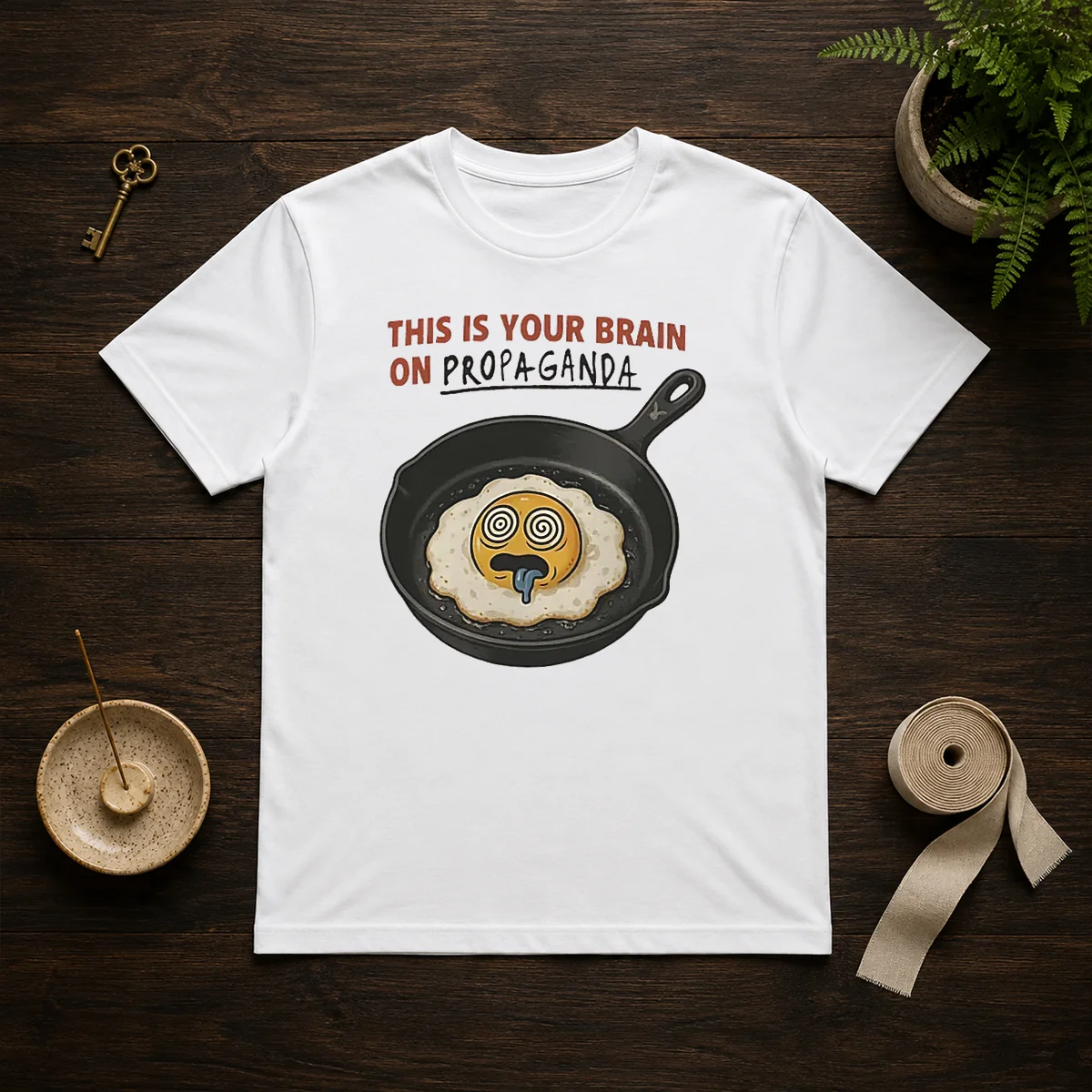 Nice Fried Egg This Is Your Brain On Propaganda Shirt
