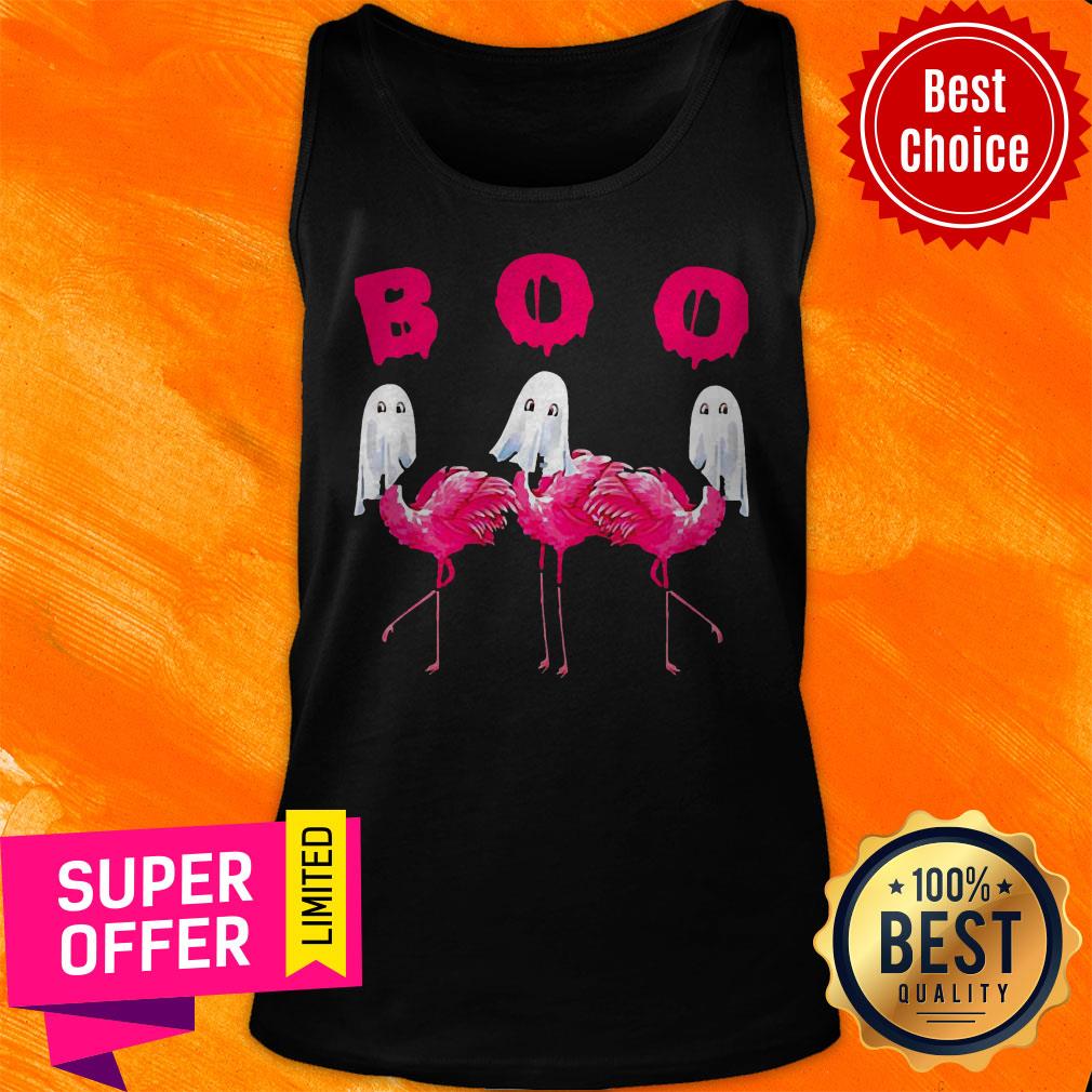 Official Boo Flamingo Halloween Shirt - Image 5