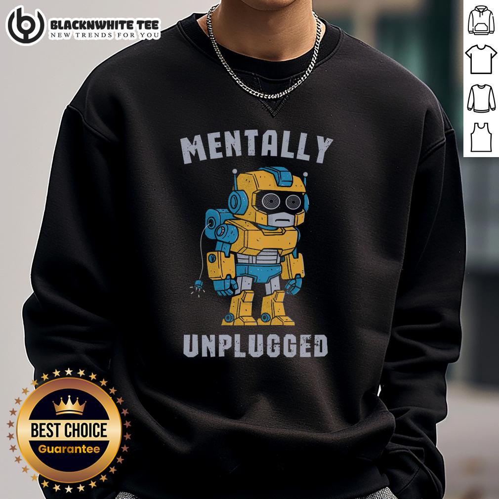 Top Mentally Unplugged T-Shirt - Image 5