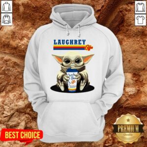 Alternative view of Laughrey Coffee Star Wars Baby Yoda Hug Dutch Bros Coffee Shirt