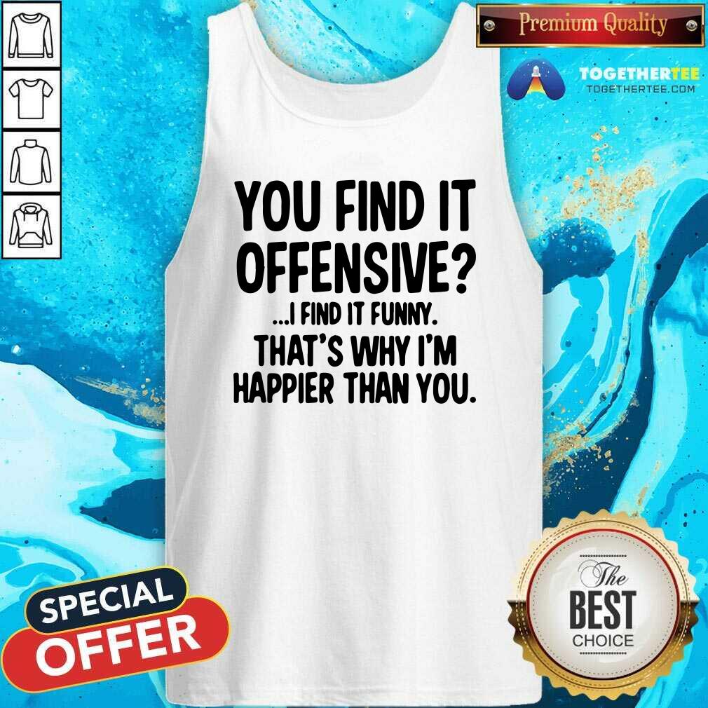 Official You Find It Offensive Shirt - Image 4