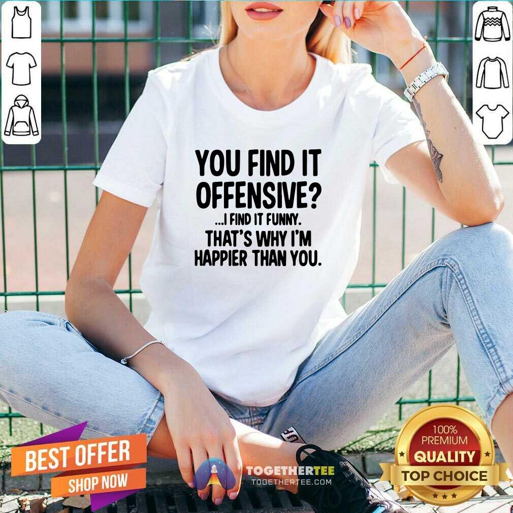 Official You Find It Offensive Shirt - Image 3