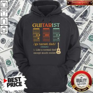 Alternative view of Funny Guitarist Dad Musician Noun Like A Normal Dad Except Much Cooler Shirt