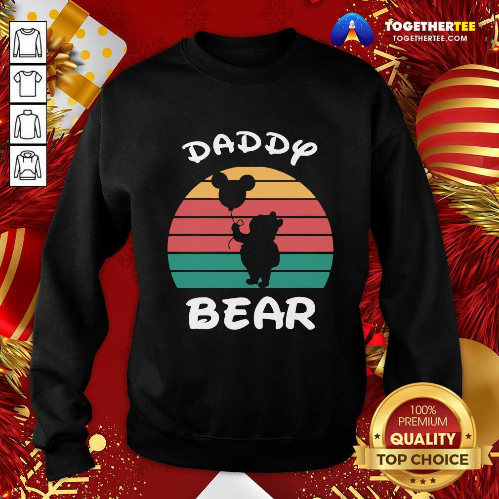 Nice Daddy Bear Disney Vintage Retro Shirt - Image 4