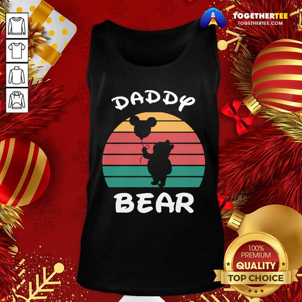 Nice Daddy Bear Disney Vintage Retro Shirt - Image 3