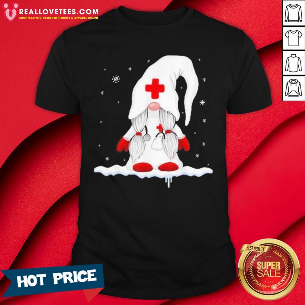 Perfect Gnome Nurse Christmas Shirt