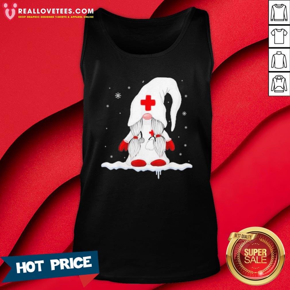 Perfect Gnome Nurse Christmas Shirt - Image 2