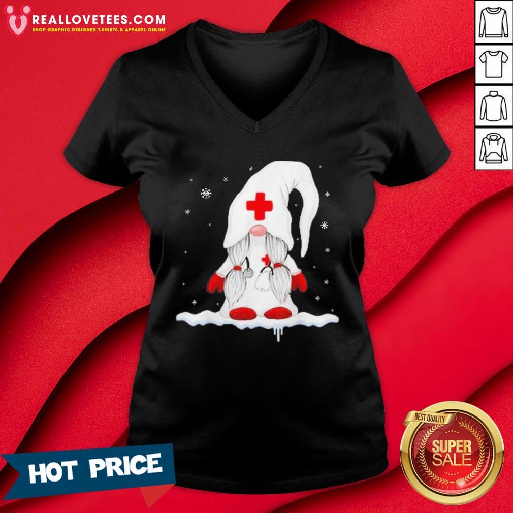 Perfect Gnome Nurse Christmas Shirt - Image 5