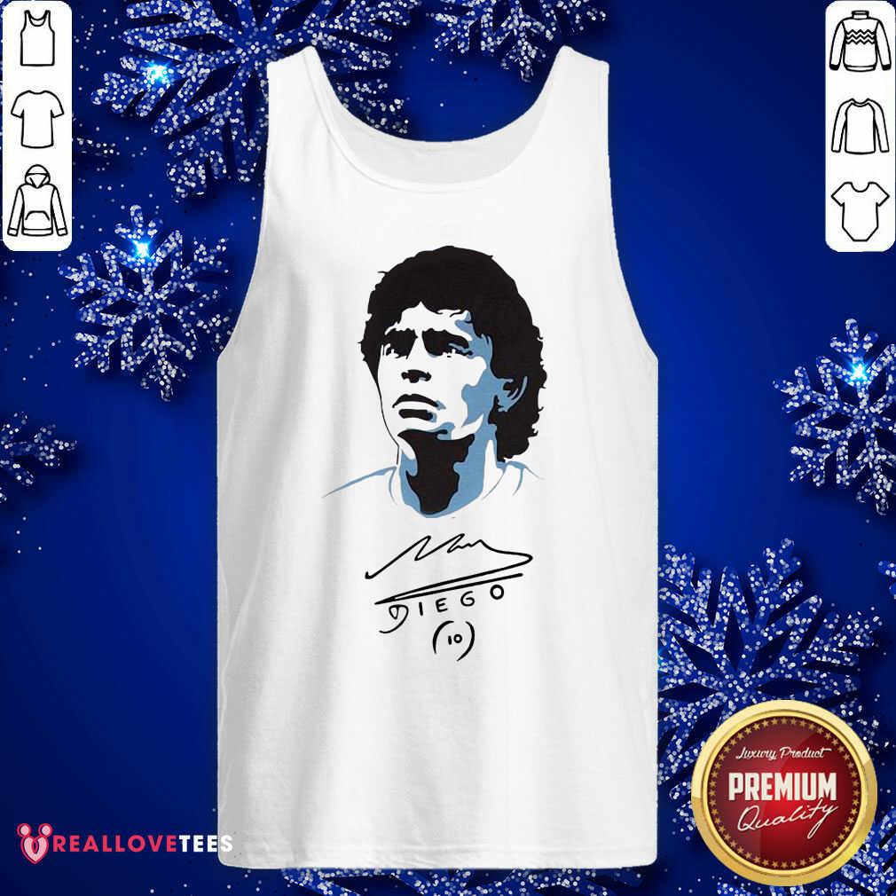 Awesome Diego Maradona Signature Shirt - Image 2