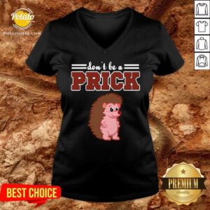 Alternative view of Awesome Hedgehog Animal Gifts Don’t Be A Prick Shirt