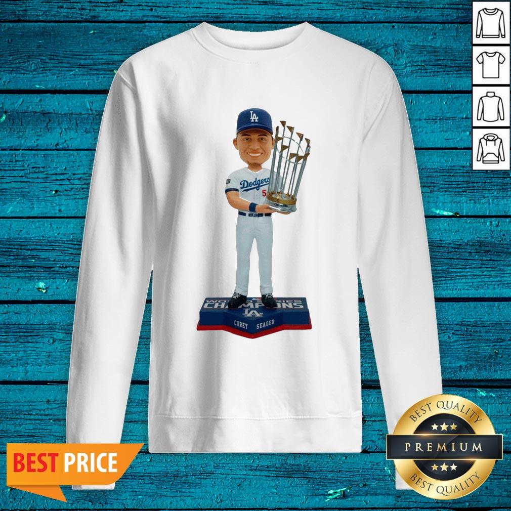 Perfect Corey Seager Los Angeles Dodgers 2020 World Series Champions Shirt - Image 2