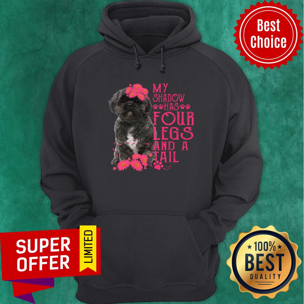 Lhasa Apso My Shadow Has Four Legs And A Tail Shirt - Image 2