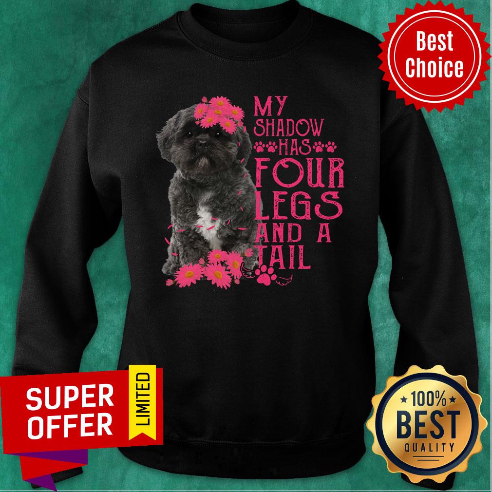 Lhasa Apso My Shadow Has Four Legs And A Tail Shirt - Image 5