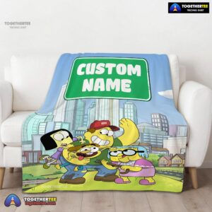 Alternative view of Official Disney Big City Greens Family Cartoon Blanket Fleece Customized Blanket