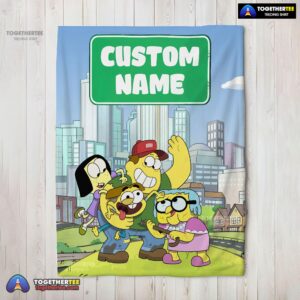 Official Disney Big City Greens Family Cartoon Blanket Fleece Customized Blanket