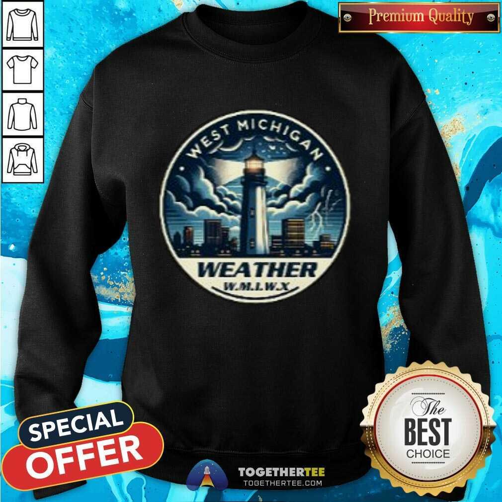 Official West Michigan Weather WMIWX T-Shirt - Image 5