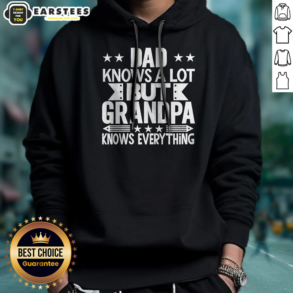 Hot Dad Knows A Lot But Grandpa Knows Everything Shirt - Image 3