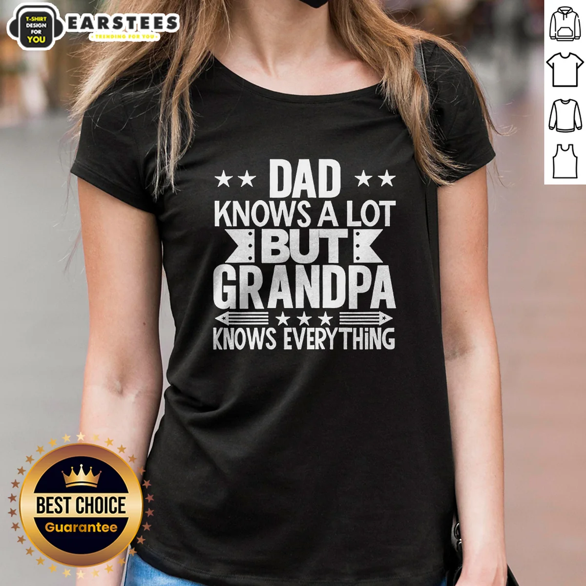 Hot Dad Knows A Lot But Grandpa Knows Everything Shirt - Image 2