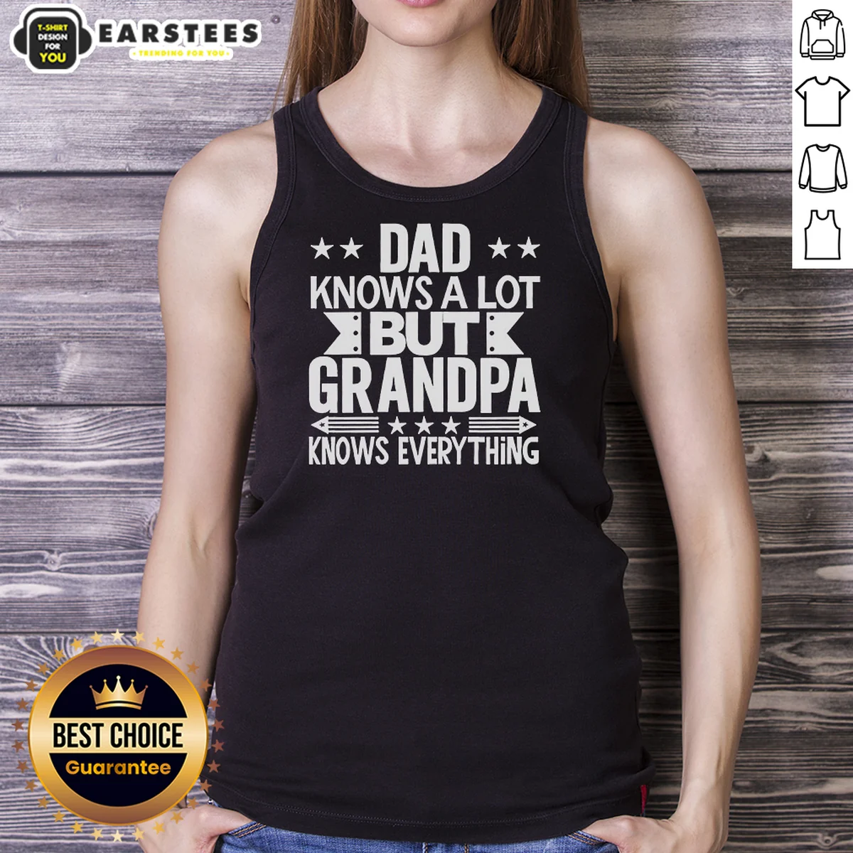 Hot Dad Knows A Lot But Grandpa Knows Everything Shirt - Image 5