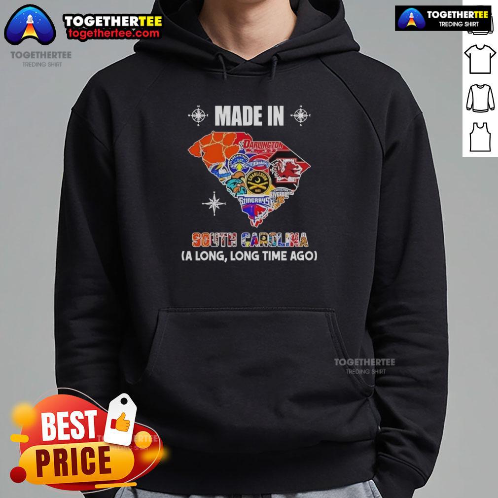 Pretty Made In South Carolina A Long Long Time Ago State Mashup Logo T-Shirt - Image 2