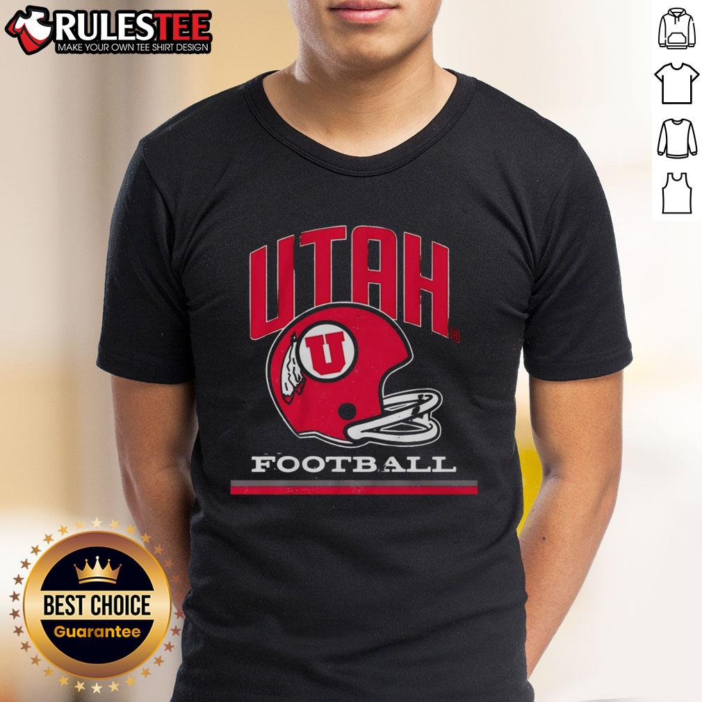 Awesome Utah Utes Football Vintage Helmet T-Shirt