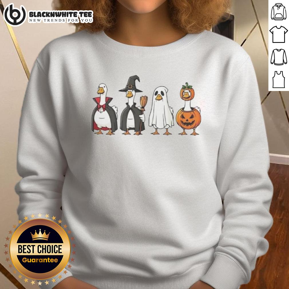 Official Geese Dress Up As A Halloween Character T-Shirt - Image 5