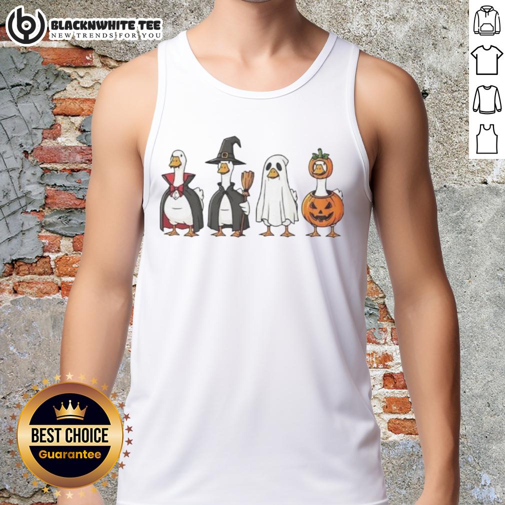 Official Geese Dress Up As A Halloween Character T-Shirt - Image 4
