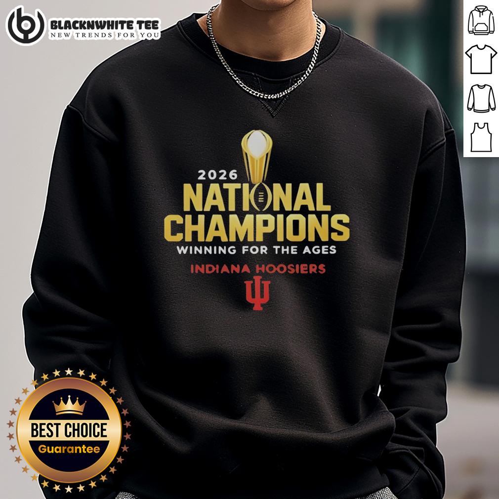 Top Indiana Hoosiers 2026 National Champions Winning For The Ages T-Shirt - Image 5